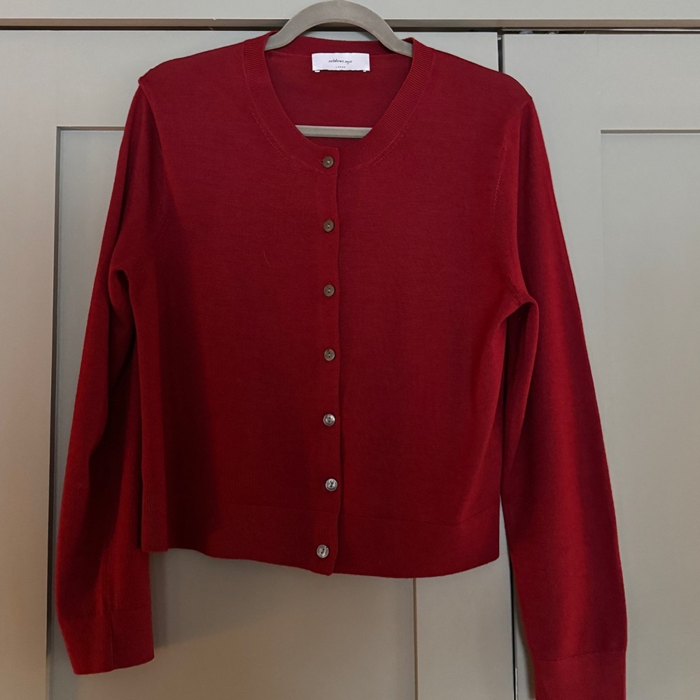 Sold Out NYC Merino Cardigan - Picture 2 of 6